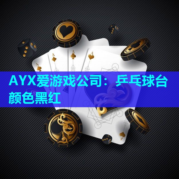 AYX爱游戏公司：乒乓球台颜色黑红
