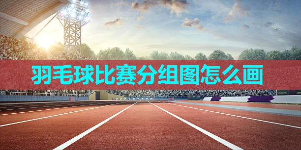 羽毛球比赛分组图怎么画