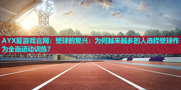 AYX爱游戏官网：壁球的复兴：为何越来越多的人选择壁球作为全面运动训练？