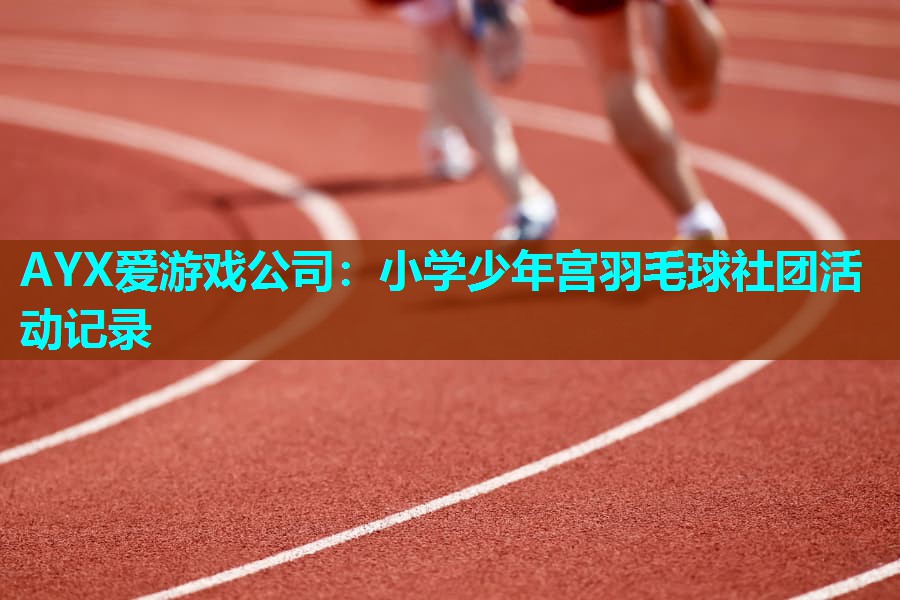 AYX爱游戏公司：小学少年宫羽毛球社团活动记录